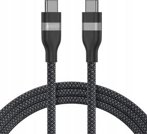 Провод Anker USB Type-C, USB Type-C, 1.8 м, черный цв.