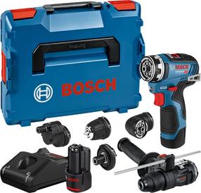Akumulatora skrūvgriezējs - urbis ar bateriju Bosch GSR 12V-35 FC, 12 V, 3 Ah