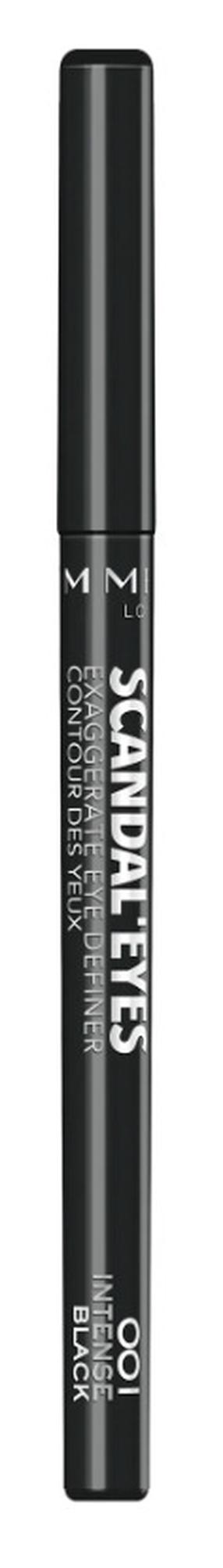 Acu zīmulis Rimmel London Scandaleyes, 0.35 g 01 intense black