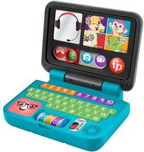 Žaislinis nešiojamas kompiuteris Mattel Fisher Price Funny Songs, LV, įvairių spalvų