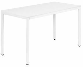 Valgomojo stalas ModernHome, balta sp., 120 cm x 60 cm x 73.5 cm