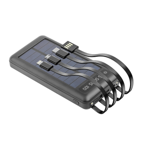 Lādētājs-akumulators (Power bank) OEM, 10000 mAh, melna krās.