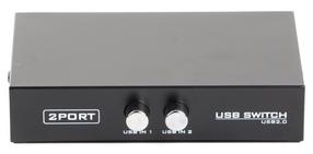 Adapteris Gembird USB Switch 2/1 USB B female x 2, USB 3.0 A female, melna krās.