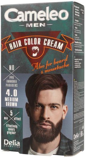 Juuksevärv Delia Cosmetics Cameleo Men, medium brown, 4.0, 30 ml