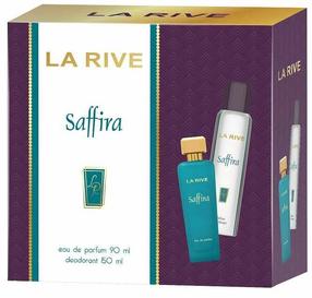 Dovanų komplektas moterims La Rive Saffira Eau de parfum + deo, 2 vnt.