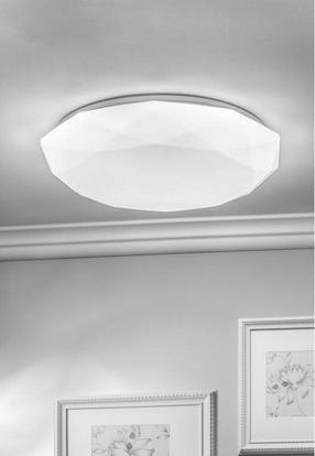 Valgusti plafoon GTV Stars LD-STARS24W-NW-00, LED, 4000 °K, 1 x 24 W, valge v.