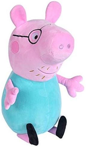 Pehme mänguasi Simba Peppa Pig Papa, sinine v./roosa v., 37 cm