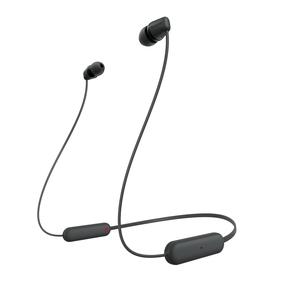 Bezvadu austiņas Sony WI-C100, melna krās.