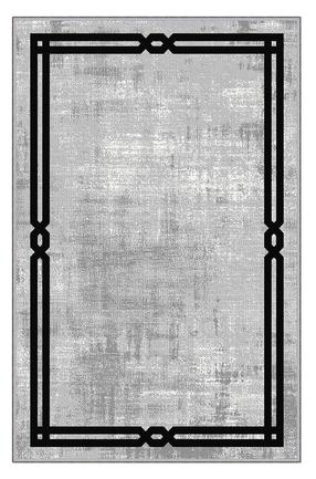 Kilimas Conceptum Hypnose EEXFAB800, juoda sp./pilka sp., 280 cm x 180 cm