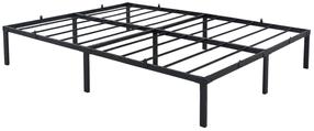 Lova dvigulė Akord Furniture Factory, 160 x 200 cm, juoda sp., be čiužinio, su grotelėmis