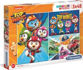 Dėlionė 3in1 Clementoni 3in1 Top Wing, 32 cm x 22 cm, 144 vnt., įvairių spalvų