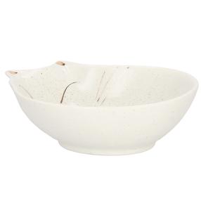 Bļoda dzīvniekam Springos PA0200, 0.24 l, 15 cm x 11 cm x 5 cm, balta krās.