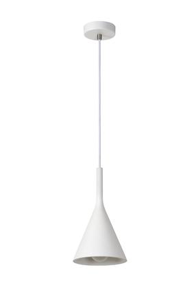 Lampa karināms Lucide Gipsy 35406/16/31, E27, 1 x 40 W, balta krās. / balta krās., 16.5 x 29 cm