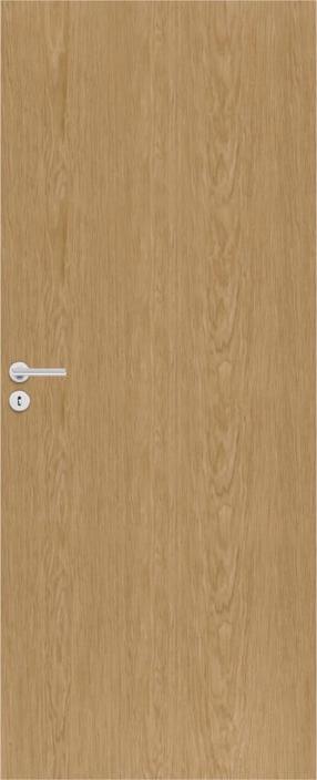 Дверь Swedoor Steady 411, универсальная, дубовый цв., 210 x 70 x 4 см