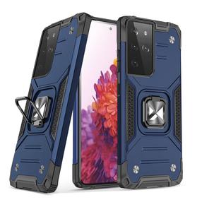 Telefono dėklas Wozinsky Ring Armor, mėlyna sp., Samsung