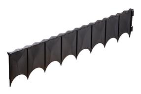 Mauriņa apmale Garden Center, 60 cm x 12 cm, melna krās.