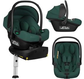 Nešiojama autokėdutė su lopšiu Lionelo Astrid I-Size Set Plus, žalia sp., 40 - 87 cm