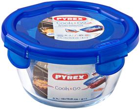 Konteiners pārtikai Pyrex Cook & Go, 0.7 l, caurspīdīga krās.