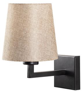 Lampa sienas Opviq Profil 4656 892OPV1250, E27, 1 x 40 W, krēmkrāsa krās. / melna krās.