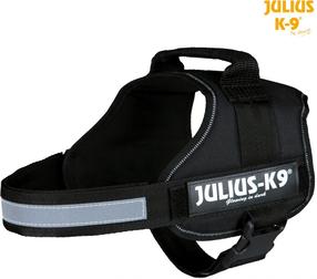 Petnešos šunims Trixie Julius-K9, juoda sp., 660 - 850 mm x 50 mm, L
