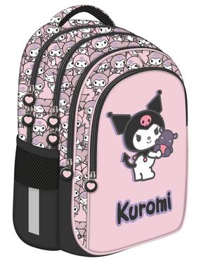 Школьный рюкзак St.Majewski Kuromi, розовый цв./серый цв., 40 см x 28 см x 18 см