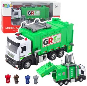 Žaislinė šiukšliavežė Lean Toys Green Line, žalia sp.