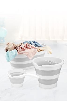 Veļas kaste Foutastic CMSRS1, pelēka krās., 45 cm x 63 cm x 27 cm