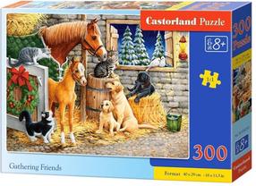 Dėlionė Castorland Gathering Friends 598782, 29 cm x 40 cm, 300 vnt., įvairių spalvų