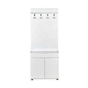 Drabužių kabykla su lentyna Kalune Design Prt-521-Bb-1, 187 cm, balta sp.