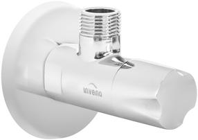 Ventilis Invena 1/2, kampinis, skalbimo mašinai, 3/8 colio - išorinis sriegis