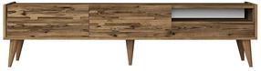 TV galds Kalune Design Valensiya, valriekstu krās., 180 cm x 45 cm x 35 cm
