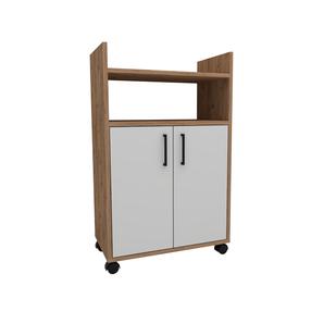 Spintelė Kalune Design Tiraks, balta sp./pušies sp, 60 cm x 35 cm x 97.3 cm