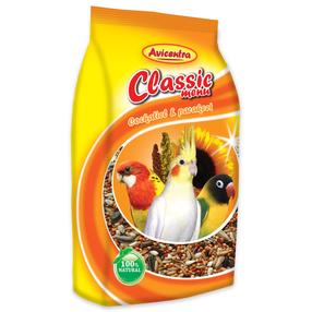 Сухой корм Avicentra Classic Menu, для мелких попугаев, 1 кг