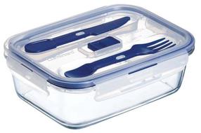 Toidukarp Luminarc Pure Box Active, 1.22 l, läbipaistev v./sinine v.