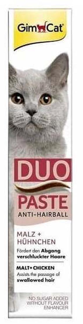 Maisto papildai, vitaminai katėms Gimborn Duo-Paste Anti Hairball, vištiena, 0.05 kg