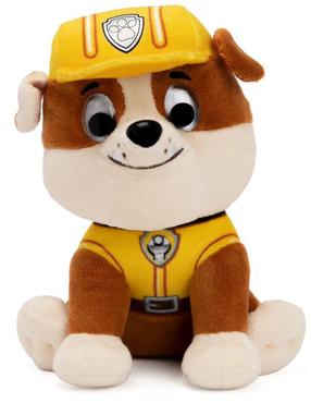 Pliušinis žaislas Paw Patrol Paw Patrol Rubble, ruda sp./balta sp., 15.24 cm