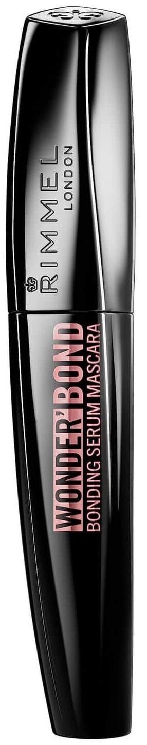 Skropstu tuša Rimmel London Wonder'Bond Bonding Serum, 11 ml, tumši brūna krās. 002 black brown