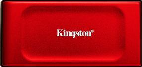 Cietais disks Kingston Portable XS1000R, SSD, 2 TB, melna krās./sarkana krās.