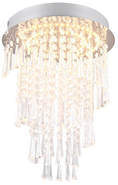 Valgusti lagi Reality Pomp R67341106, LED, 2700 - 6500 °K, 1 x 18 W, läbipaistev v. / kroom v.