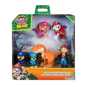 Figūrėlių rinkinys Spin Master Paw Patrol The Dino Movie Dino Adventure, 6 vnt., įvairių spalvų
