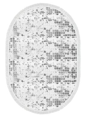 Paklājs Conceptum Hypnose Mu180 955ANR2506, balta krās./pelēka krās., 160 cm x 100 cm