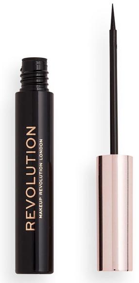 Akių apvadas Makeup Revolution London Super Flick Eyeliner, 4.5 ml, juoda sp. black