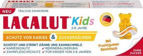 Hambapasta Lacalut Kids 2-6 Years, erinevad puuviljamaitsed, 55 ml