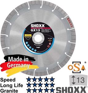 Алмазный диск Samedia Shoxx GX13, 350 мм x 25.4 мм x 3 мм
