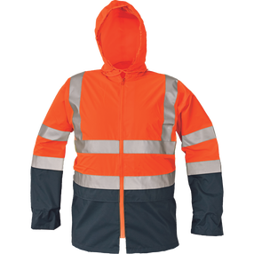 Darba jaka vīriešu Cerva Epping, oranža krās./zilimelns krās., XXXL izmērs