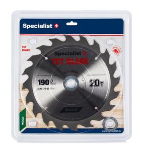 Pjovimo diskas Specialist+ 51/1-19020, 190 mm x 16 mm