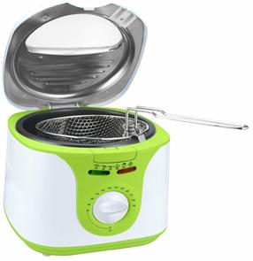 Fritüür Voltz OV51980A, valge v./roheline v., 1300 W, 2 l