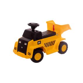 Laste elektriauto, tõukeauto Dump Truck H4, must v./kollane v.