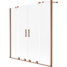Vonios sienelė Mexen Velar Duo, 140 cm x 150 cm, brushed copper sp./matinis