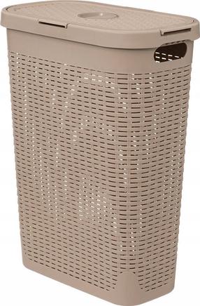 Skalbinių dėžė 5five Simply Smart 202409L, 40 l, smėlio sp., 46.4 cm x 26.5 cm x 60.5 cm